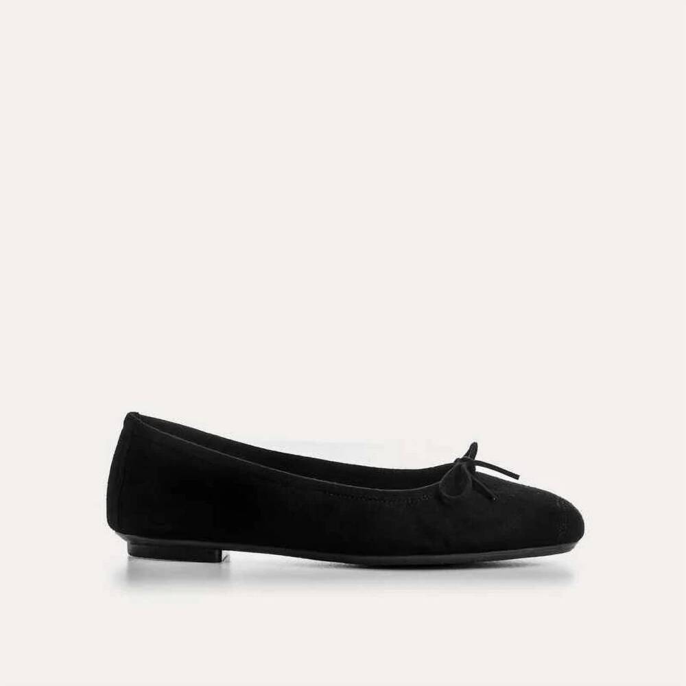NEW REQINS women's harmony ballerina flats in black